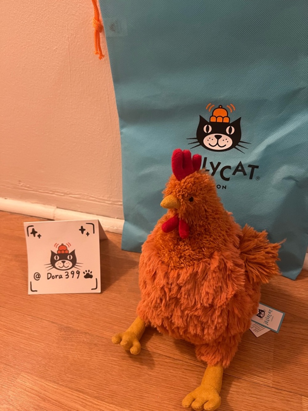 Jellycat Authentic Cecile Chicken – New with Tag